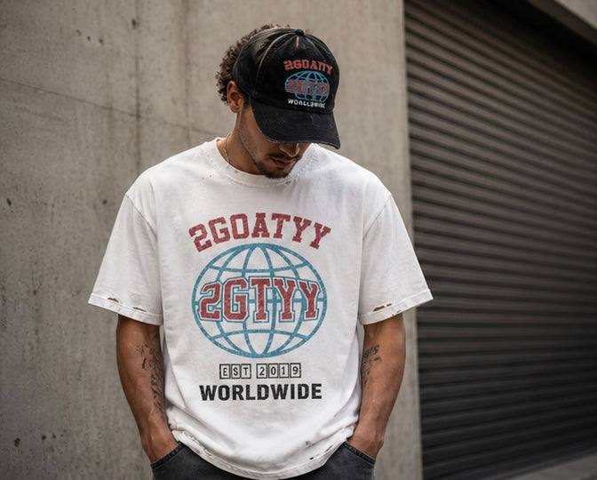 “2GTYY Worldwide” Vintage Tee & Cap