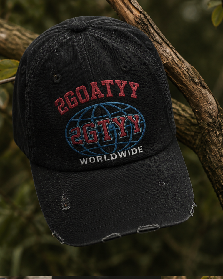 “2GTYY Worldwide” Vintage Tee & Cap